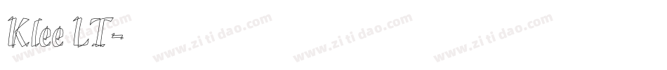Klee LT字体转换